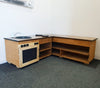 Deluxe play kitchen